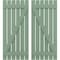 Ekena Millwork Americraft 6-Board (2 Batten) Wood Spaced Board-n-Batten Shutters w/ Z-Bar, ARW102SB623X77TGH, PR ARW102SB623X77TGH - alternate 1